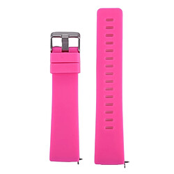 Wewoo Bracelet pour montre connectée Fitbit Versa Simple Mode De En Silicone Magenta