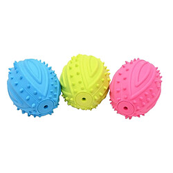 Wewoo Jouet pour Animaux le jeu de molaire d'animal familier, livraison aléatoire de couleur, taille: 9.0x6.5cm Mâchoire en caoutchouc de forme de boule de chien joue la morsure résistante pas cher