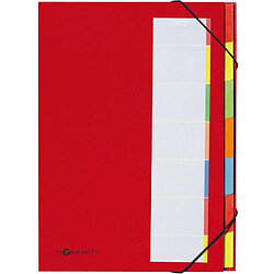 PAGNA Trieur DESKORGANIZER Color, 7 poches, rouge ()