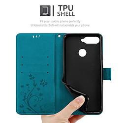 Cadorabo Coque Honor 7A / Huawei Y6 PRIME 2018 Etui en Bleu pas cher