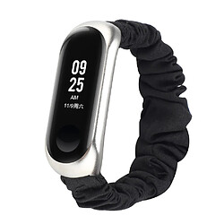 Bracelet en métal Tissu avec boucle noir pour votre Xiaomi Mi Band 4/Mi Band 3