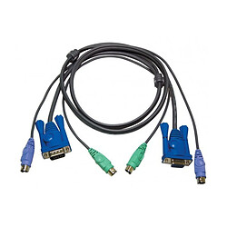 Aten 2L-5003P/C cordon kvm VGA/PS2 - 3,00m