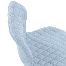 Chaise de bureau / chaise d'enfant pour enfants JOY II tissu bleu clair hjh OFFICE