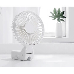 Avis YP Select Mini ventilateur portable portatif rechargeable pliable mini ventilateur - blanc 20.3X11X4.3Cm