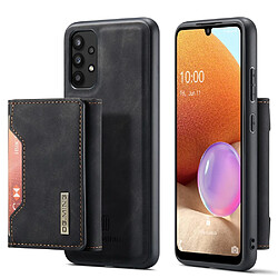 Dg.Ming Coque en TPU avec béquille à trois volets, détachable, magnétique, hybride avec fonction de charge noir pour votre Samsung Galaxy A32 4G (EU Version)