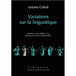 Variations sur la linguistique : entretiens avec Frédéric Fau - Occasion