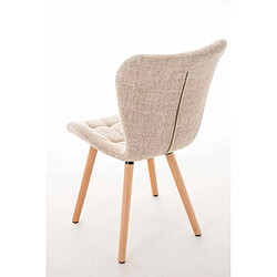 Acheter Non Chaise Elda tissu naturel