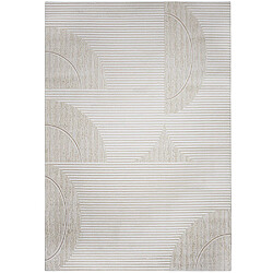 ICONIK INTERIOR Grand Tapis Design Contemporain et Moderne - Beige (290x200 cm) - Urma Beige