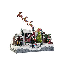 Décorations de Noël DKD Home Decor Multicouleur 34 x 18 x 27,5 cm pas cher