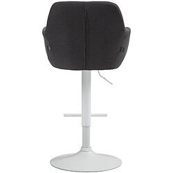 Non Tabouret de bar Natoma tissu blanc pas cher