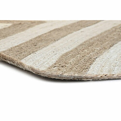 Tapis DKD Home Decor Scandi Blanc Marron Clair Jute (160 x 230 x 1 cm)