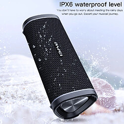 Universal Haut-parleur Bluetooth sans fil basse imperméable portable stéréo mini haut-parleur ultra-bas lecteur audio de musique pour le lecteur de carte auxiliaire TF | haut-parleur portable (noir)