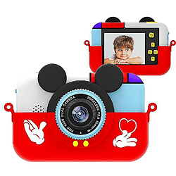 Universal Mickey Mouse Children's Cartoon Digital Camera, Handheld Sports High-définition Video Camera (rouge)