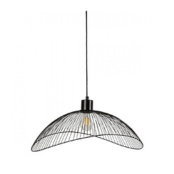 Luminaire Center Suspension moderne Nunez Noir mat