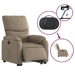 Acheter vidaXL Fauteuil inclinable électrique cappuccino similicuir