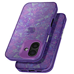 Avizar Coque pour iPhone 16 Plus Antichoc Souple Tutti Frutti Violet