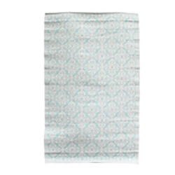 The Home Deco Factory Tapis de Décoration extérieur design Azura - L. 120 x l. 180 cm - Bleu clair