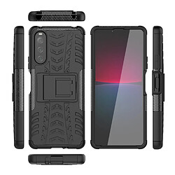 Avis Htdmobiles Coque pour Sony Xperia 10 IV - housse etui rigide anti choc + film ecran - NOIR