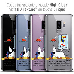 Caseink Coque Housse Etui Samsung Galaxy S9+ (6.2 ) [Crystal Gel HD Collection Les Shadoks ? Design La Marine - Souple - Ultra Fin - Imprimé en France]