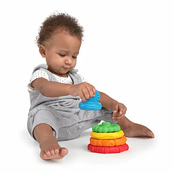 Avis Baby Einstein Stack & Teethe Lot de 5 jouets de dentition multi-texturés faciles à saisir, à partir de 3 mois