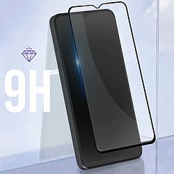 Avis Avizar Verre Trempé pour Oppo A78 résistant dureté 9H Transparent Bord biseauté noir