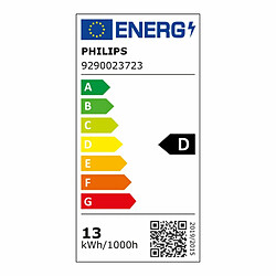 Lampe LED Philips D 13 W E27 2000 Lm 12,4 x 17,7 cm (6500 K)