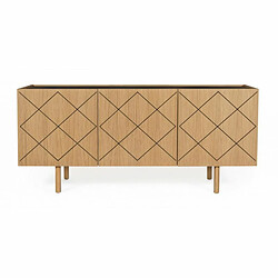 Paris Prix Buffet Design en Bois Massif Porto 175cm Chêne