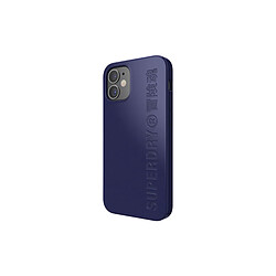 Superdry Coque pour Apple iPhone 12 Mini Collection "Snap Case Compostable" Bleu