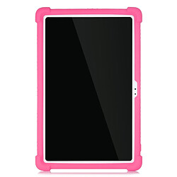 Coque en silicone avec béquille coulissante rose pour votre Samsung Galaxy Tab A7 10.4 (2020) T500