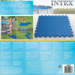 Intex Bâches de sol de piscine - 50 x 50 cm - Bleu pas cher