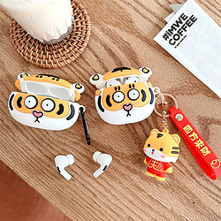 GUPBOO Airpods Coque Housse Étui Protecteur Compatible pour AirPods Pro-dessin animé mignon petit tigre