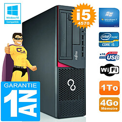 PC Fujitsu Esprimo E720 E85+ SFF Core I5-4570 4Go Disque 1 To Wifi W7 - Occasion