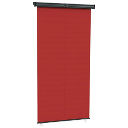 vidaXL Auvent latéral de balcon 145x250 cm Rouge