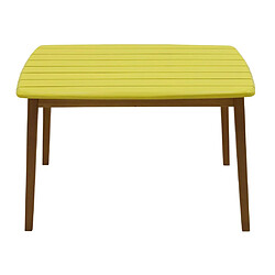 Avis Vente-Unique Table de jardin pour enfant en acacia jaune L.80 cm - GOZO de MYLIA