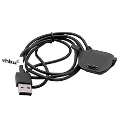 vhbw Câble de charge Station de charge pour Garmin Forerunner 25 (small) smartwatch Câble de remplacement Câble de données