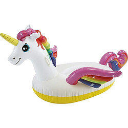 Totalcadeau Matelas Gonflable en forme de licorne (201 X 140 x 97 cm) piscine et mer pas cher