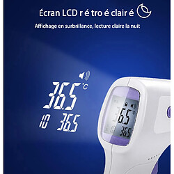 Acheter Tech Discount Thermomètre électronique exportation ménage thermomètre frontal à main thermomètre thermomètre infrarouge portable type sans contact