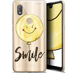 Caseink Coque arrière Wiko View 2 (6 ) Gel HD [ Nouvelle Collection - Souple - Antichoc - Imprimé en France] Smile Baloon