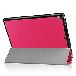 Acheter Etui en PU support triple rose pour votre Apple iPad Air 10.5 (2019)/Pro 10.5 pouces (2017)