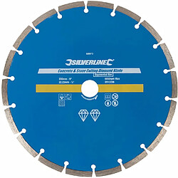 SILVERLINE Disque diamant a tronçonner le béton et la pierre