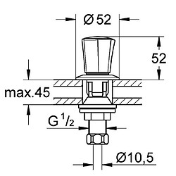 Robinet de bidet Grohe Costa L