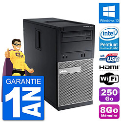 PC Dell 3010 MT G2020 RAM 8Go Disque Dur 250Go HDMI Windows 10 Wifi - Occasion