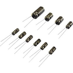 Assortiment de condensateurs électrolytiques TRU COMPONENTS 1375425 sortie radiale 25 V, 50 V 120 pc(s)