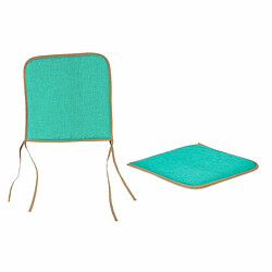 Gift Decor Coussin de chaise Vert 38 x 2,5 x 38 cm (4 Unités)