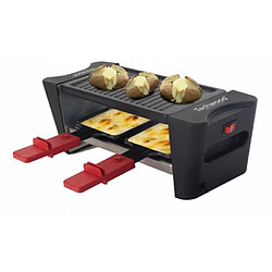 Acheter Techwood Raclette Grill Duo 2 mini poêlons anti adhérents 450W Noir