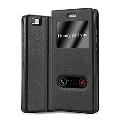 Cadorabo Coque Huawei P8 LITE 2015 Etui en Noir