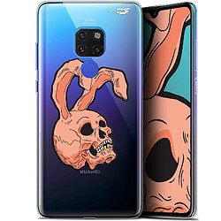 Caseink Coque arrière Huawei Mate 20 (6.5 ) Crystal Gel HD [ Nouvelle Collection - Souple - Antichoc - Imprimé en France] Rabbit Skull