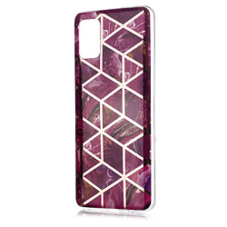 Coque en TPU motif marbre or rose imd style A pour votre Samsung Galaxy A51