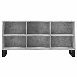 Acheter Maison Chic Meuble TV scandinave - Banc TV pour salon gris béton 103,5x30x50 cm bois d'ingénierie -MN71790