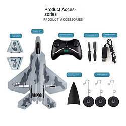 Universal Original homogène Mini F22 Raptor EPP 260mm Envergure 2.4G 4CH 6 axes RC Aircraft Trainer Aile fixe RTF One Key Stunt | Envergure RC